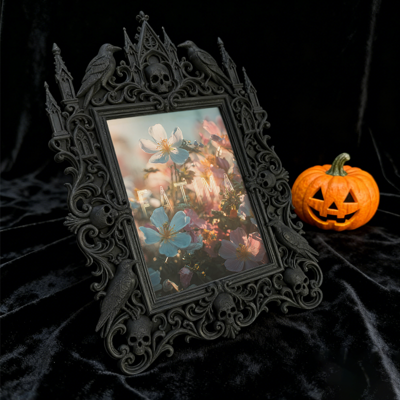 European Court Relief Luxury Frame | Study Bookcase Decor, Tabletop Photo Frame, Vintage Court Aesthetic
