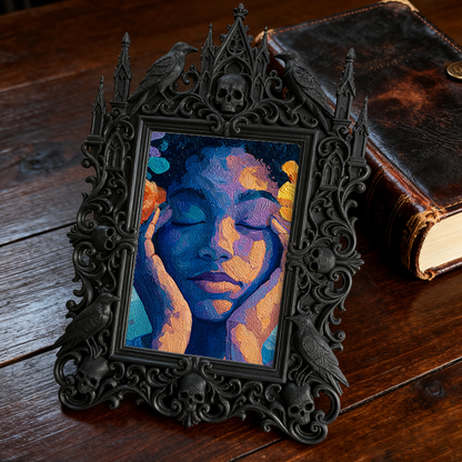 European Court Relief Luxury Frame | Hotel Lobby Reception Decor, Large Photo Display, Palace-style Ornament