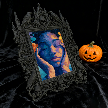 European Court Relief Luxury Frame | Hotel Lobby Reception Decor, Large Photo Display, Palace-style Ornament