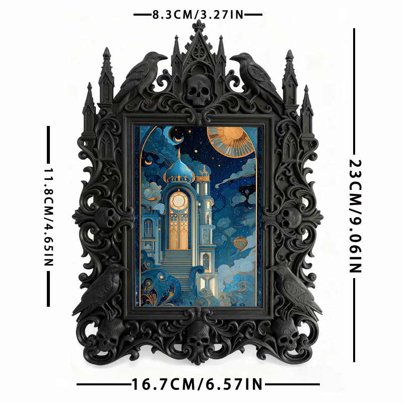 European Court Relief Luxury Frame | Wedding Venue Sign-in Table Decor, Couple Photo Holder, Royal Retro Style