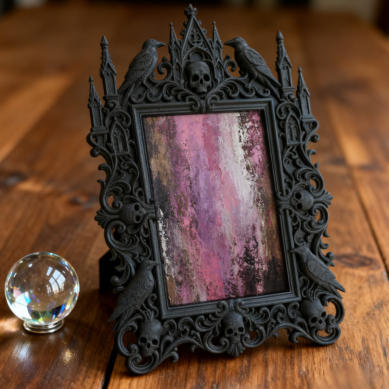 European Court Relief Luxury Frame | Homestay Vintage Suite Decor, TV Stand Photo Frame, Palace-style Accent