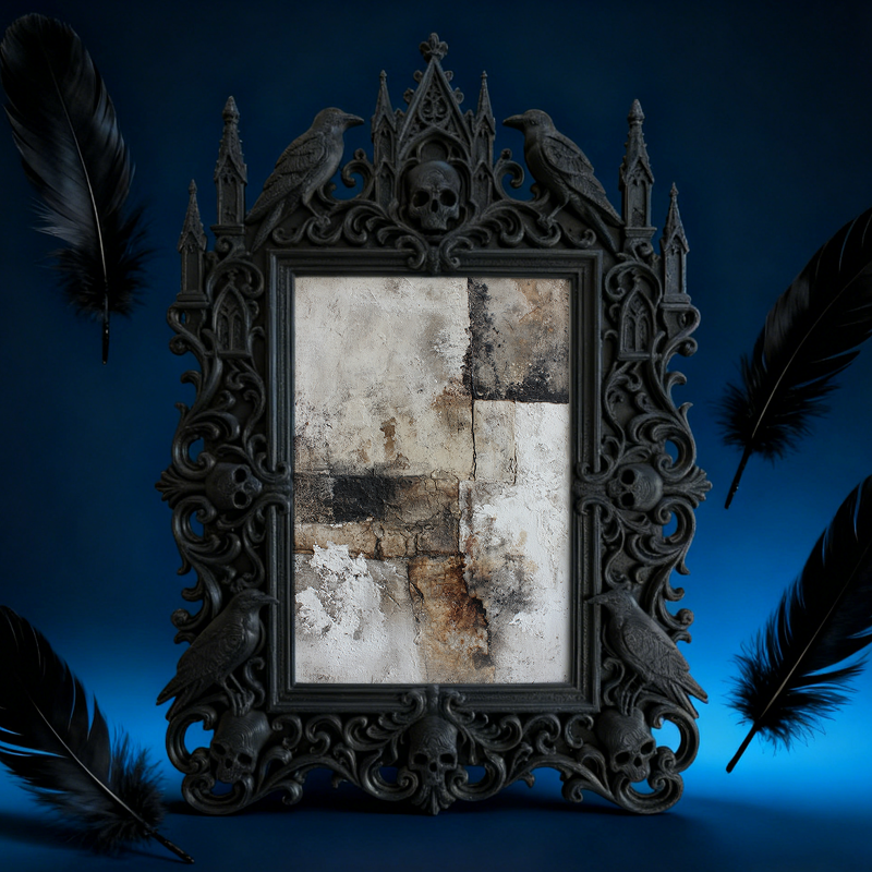 European Court Relief Luxury Frame | Restaurant Private Room Decor, Tabletop Photo Ornament, Royal Retro Design