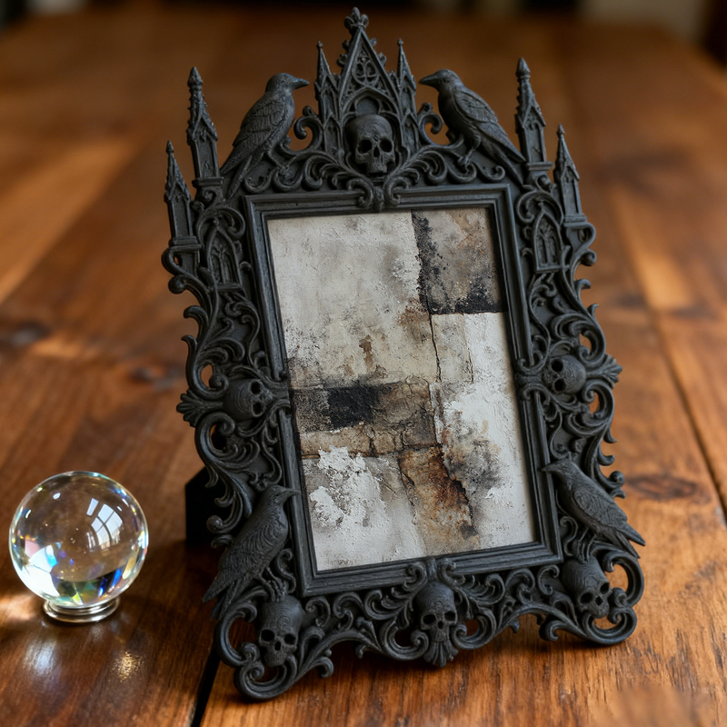 European Court Relief Luxury Frame | Restaurant Private Room Decor, Tabletop Photo Ornament, Royal Retro Design