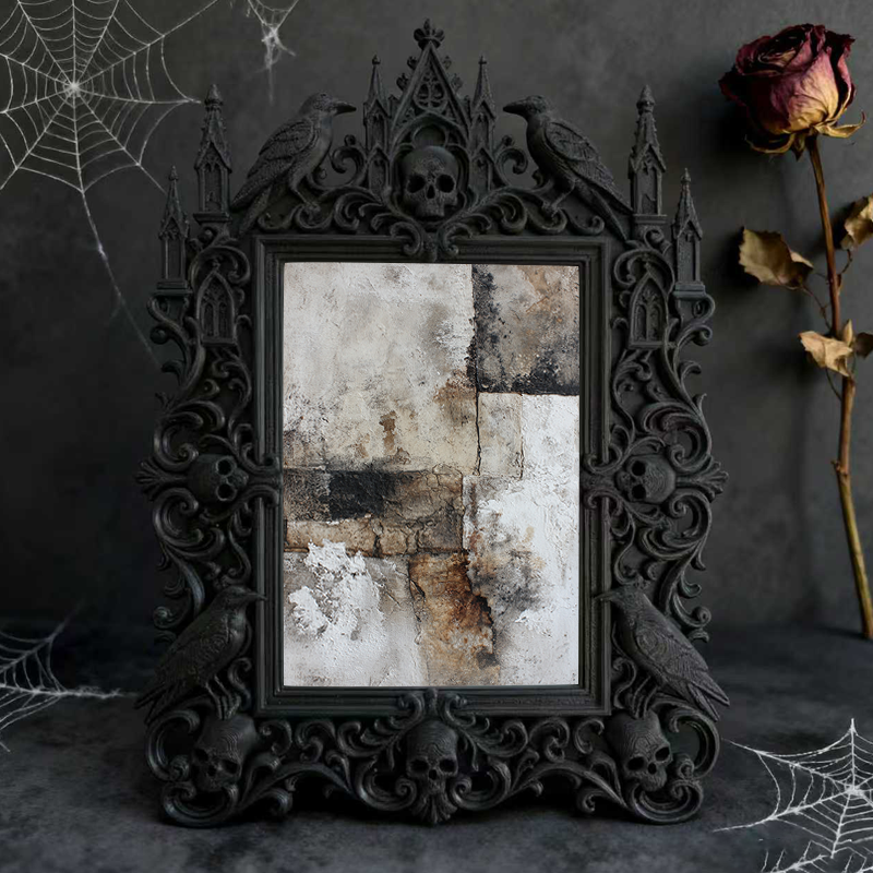 European Court Relief Luxury Frame | Restaurant Private Room Decor, Tabletop Photo Ornament, Royal Retro Design