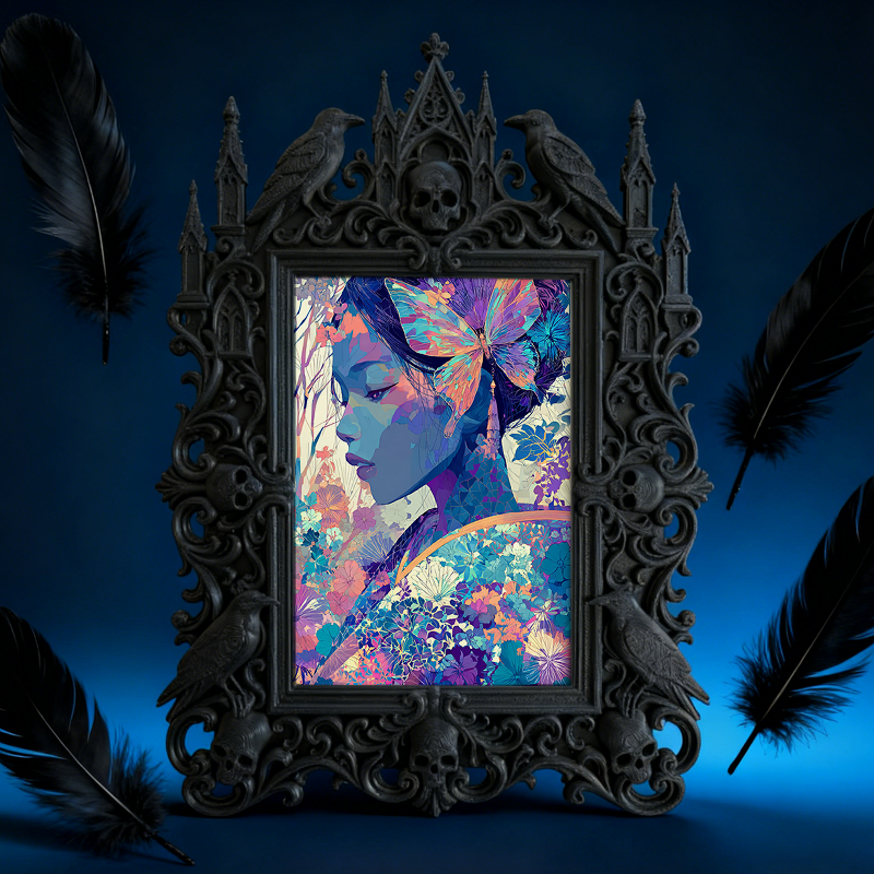 European Court Relief Luxury Frame | Bridal Shop Fitting Room Decor, Wedding Photo Display, Court Luxury Style