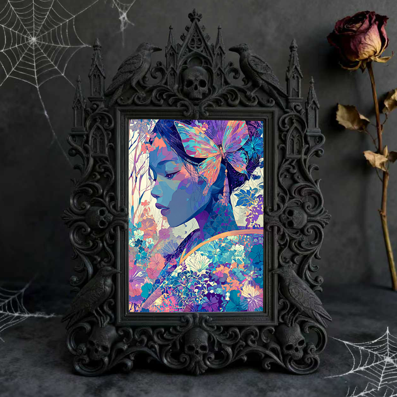 European Court Relief Luxury Frame | Bridal Shop Fitting Room Decor, Wedding Photo Display, Court Luxury Style