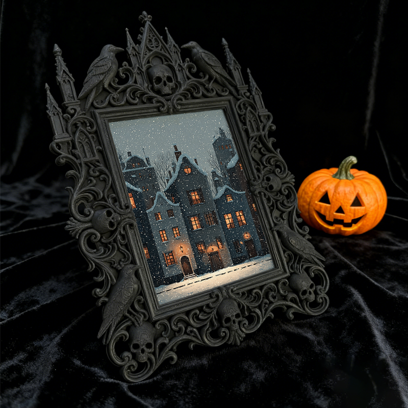 European Court Relief Luxury Frame | Piano Top Decor Ornament, Photo Holder, Vintage Royal Carved Frame