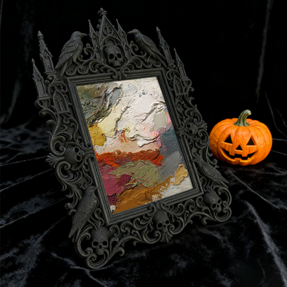 European Court Relief Luxury Frame | Antique Shop Shelf Display, Photo Frame Prop, Palace Relief Craft