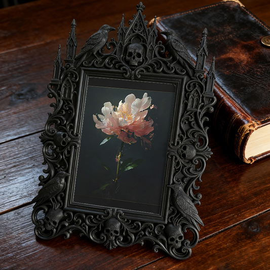 European Court Relief Luxury Frame | Christmas Family Party Decor, Photo Display Ornament, Royal Vintage Frame