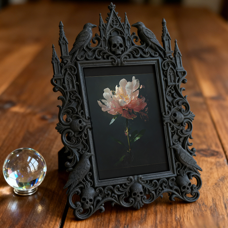 European Court Relief Luxury Frame | Christmas Family Party Decor, Photo Display Ornament, Royal Vintage Frame