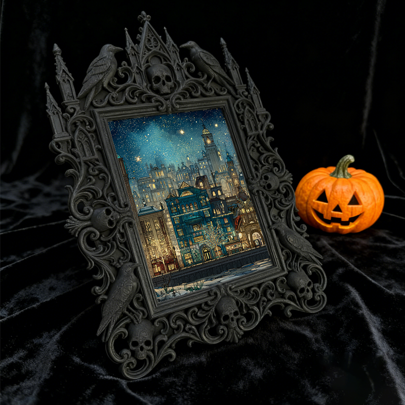 European Court Relief Luxury Frame | Boutique Hotel Room Decor, TV Stand Photo Holder, Royal Retro Aesthetic