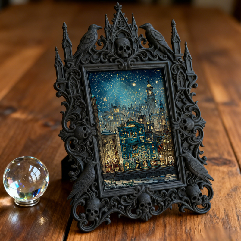 European Court Relief Luxury Frame | Boutique Hotel Room Decor, TV Stand Photo Holder, Royal Retro Aesthetic