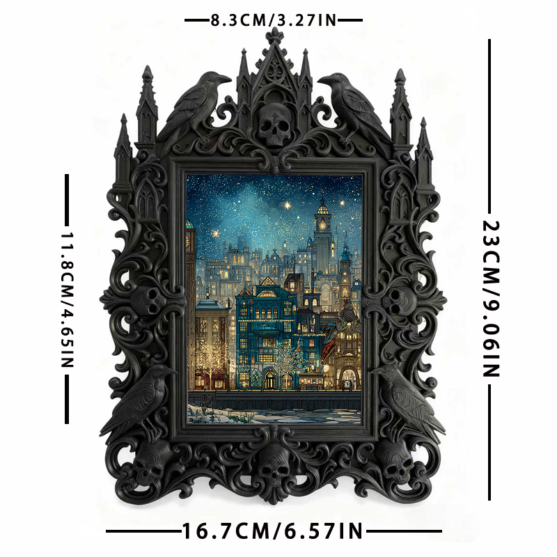 European Court Relief Luxury Frame | Boutique Hotel Room Decor, TV Stand Photo Holder, Royal Retro Aesthetic