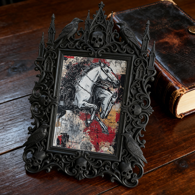 European Court Relief Luxury Frame | Anniversary Party Table Decor, Couple Photo Holder, Court Luxury Design