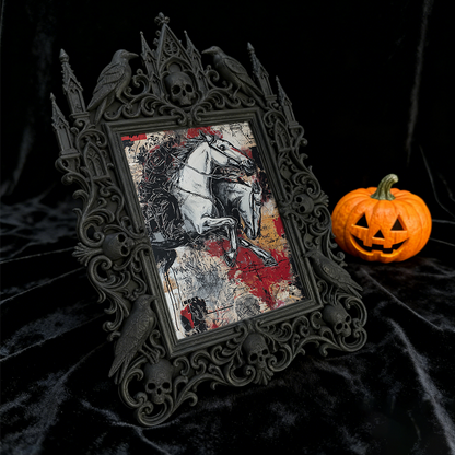 European Court Relief Luxury Frame | Anniversary Party Table Decor, Couple Photo Holder, Court Luxury Design