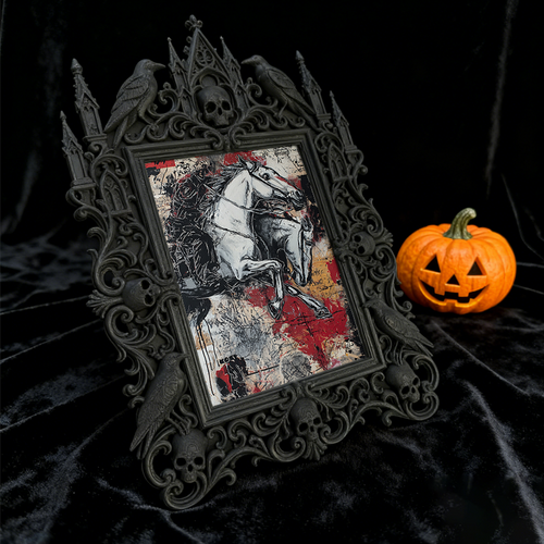 European Court Relief Luxury Frame | Anniversary Party Table Decor, Couple Photo Holder, Court Luxury Design