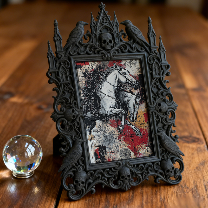 European Court Relief Luxury Frame | Anniversary Party Table Decor, Couple Photo Holder, Court Luxury Design