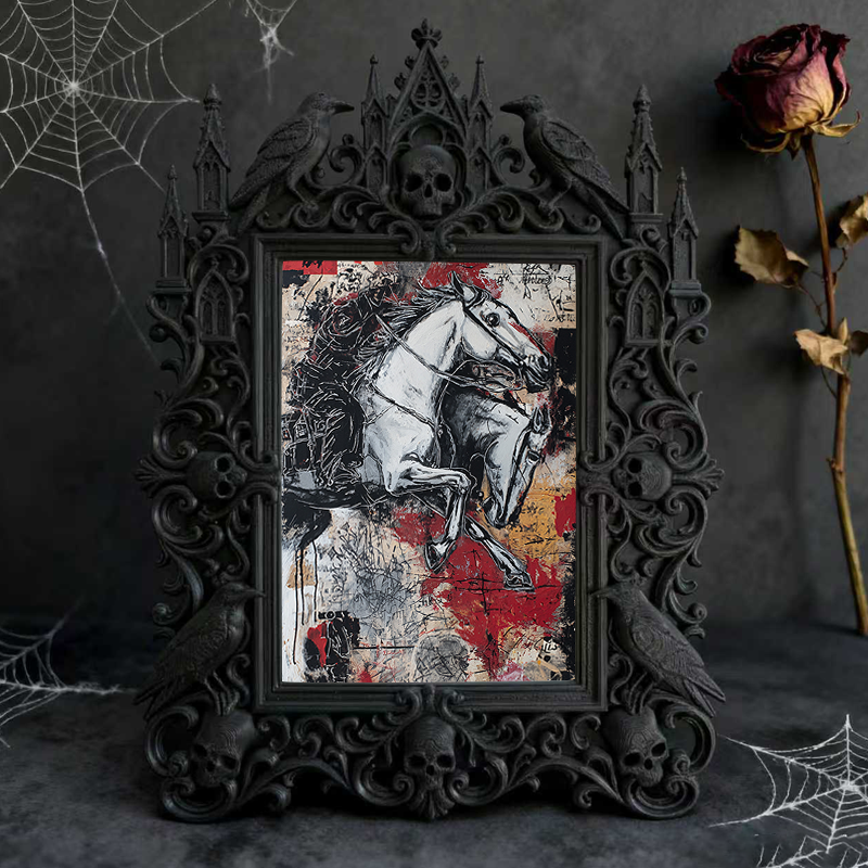 European Court Relief Luxury Frame | Anniversary Party Table Decor, Couple Photo Holder, Court Luxury Design