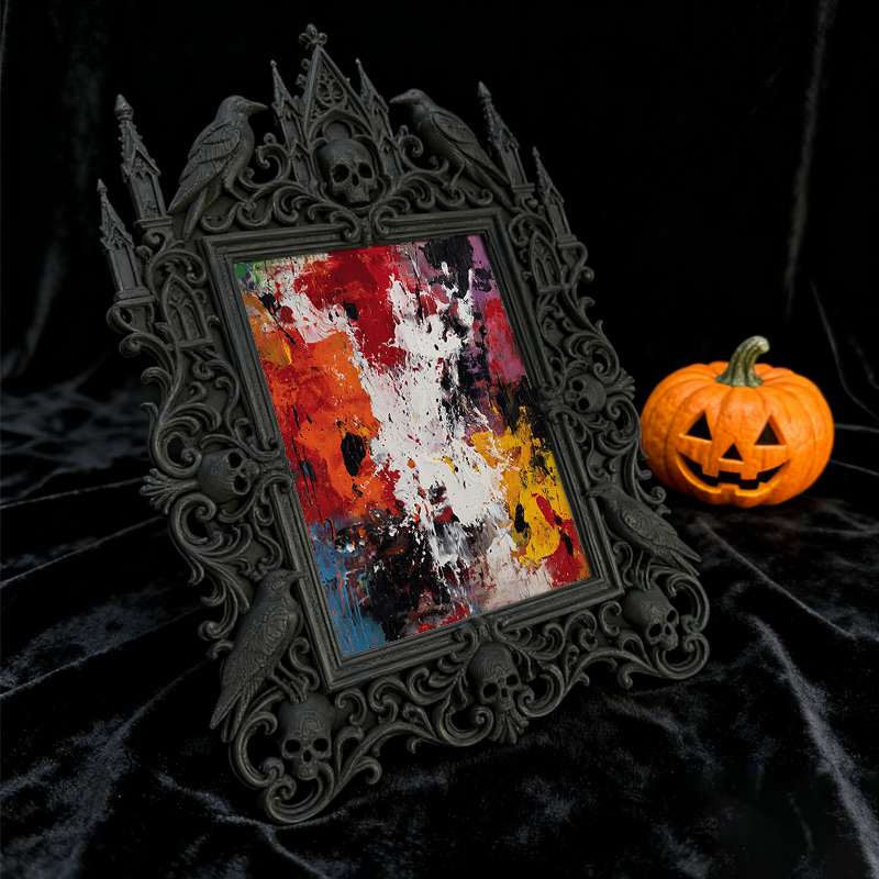 European Court Relief Luxury Frame | Beauty Salon Waiting Area Decor, Photo Display Ornament, Retro Royal Frame