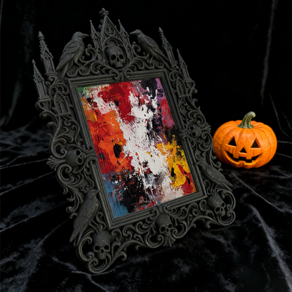 European Court Relief Luxury Frame | Beauty Salon Waiting Area Decor, Photo Display Ornament, Retro Royal Frame