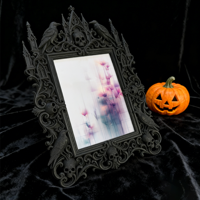 European Court Relief Luxury Frame | Villa Balcony Table Decor, Photo Holder, Palace-style Relief Craft