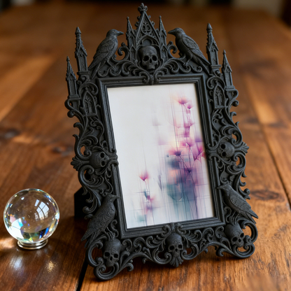 European Court Relief Luxury Frame | Villa Balcony Table Decor, Photo Holder, Palace-style Relief Craft