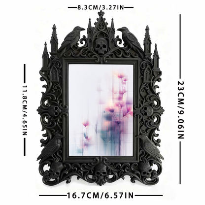 European Court Relief Luxury Frame | Villa Balcony Table Decor, Photo Holder, Palace-style Relief Craft