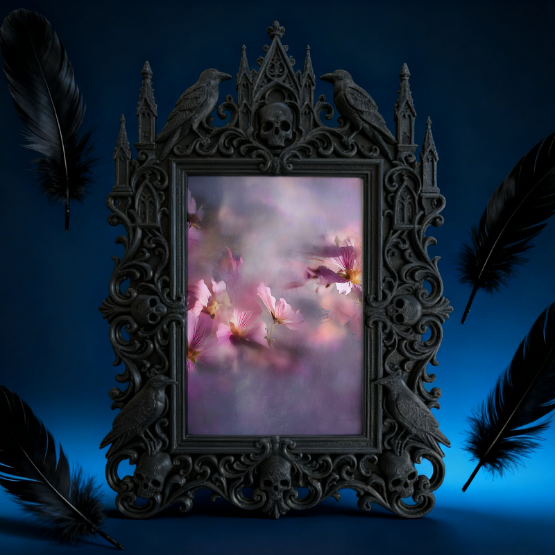 European Court Relief Luxury Frame | Graduation Party Decor, Photo Display Ornament, Royal Retro Style