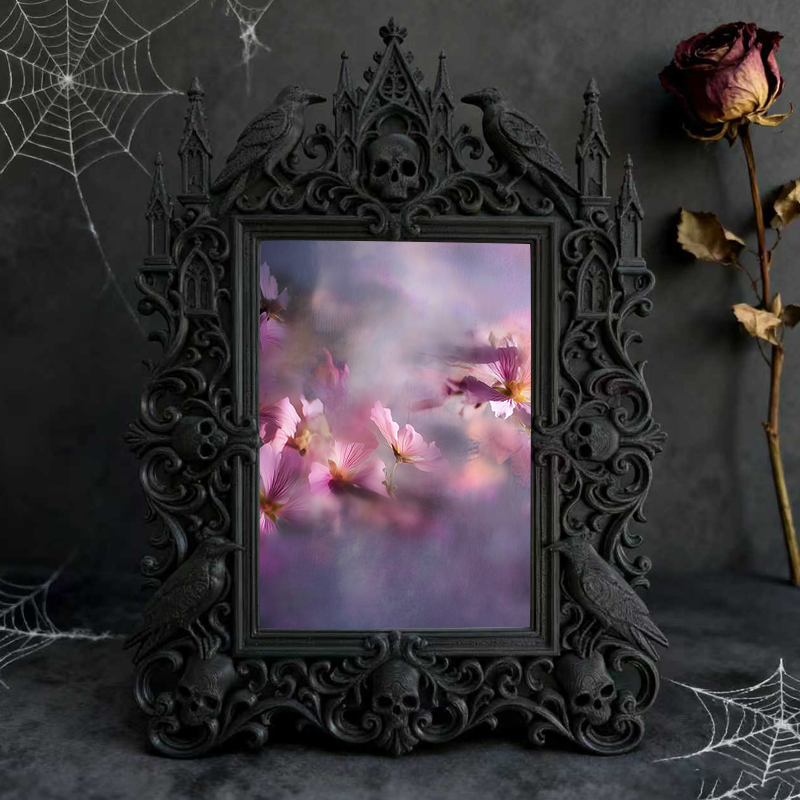 European Court Relief Luxury Frame | Graduation Party Decor, Photo Display Ornament, Royal Retro Style