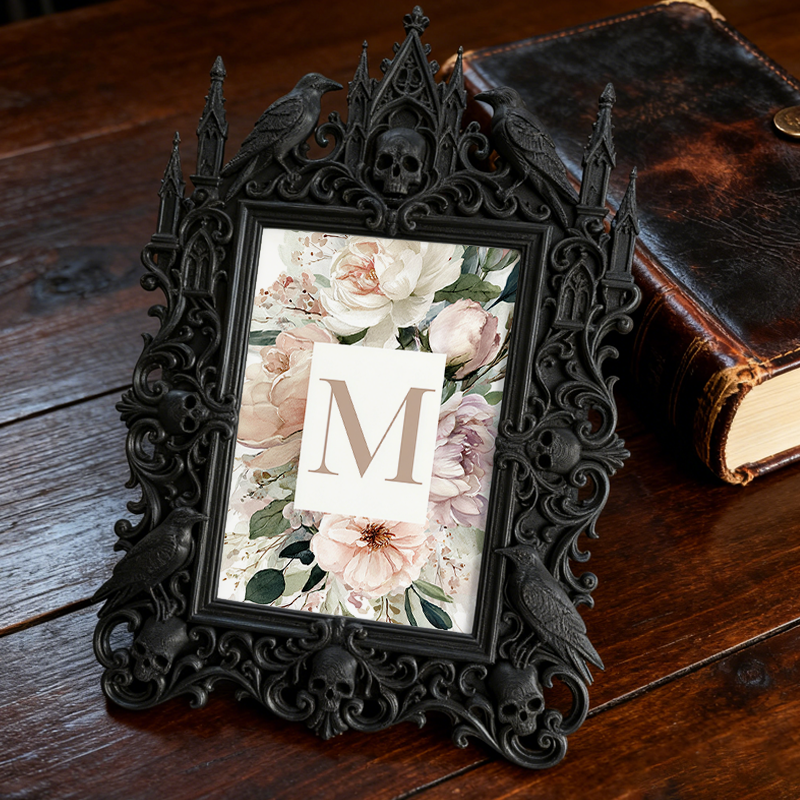 European Court Relief Luxury Frame | Cake Shop Window Display, Photo Prop Frame, Court Carved Design