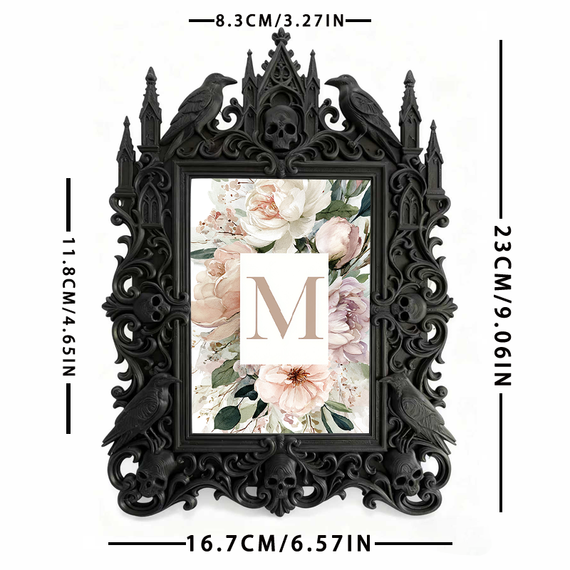 European Court Relief Luxury Frame | Cake Shop Window Display, Photo Prop Frame, Court Carved Design