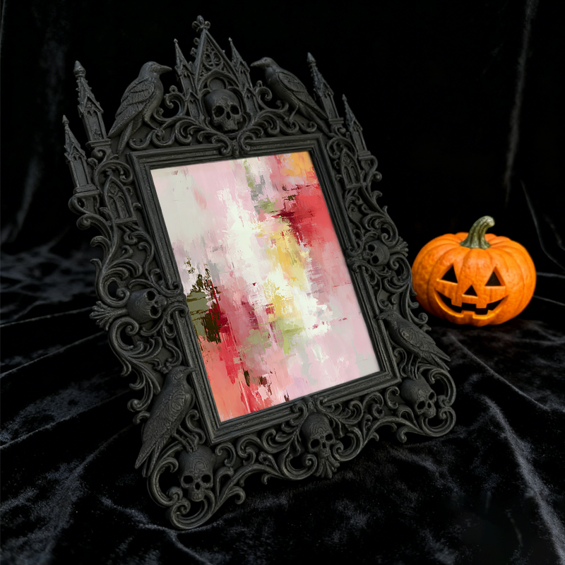 European Court Relief Luxury Frame | Tea House Private Room Decor, Tabletop Photo Frame, Retro Royal Style