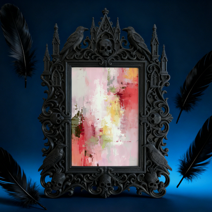 European Court Relief Luxury Frame | Tea House Private Room Decor, Tabletop Photo Frame, Retro Royal Style