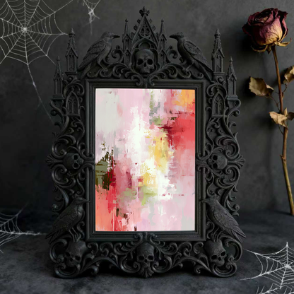 European Court Relief Luxury Frame | Tea House Private Room Decor, Tabletop Photo Frame, Retro Royal Style