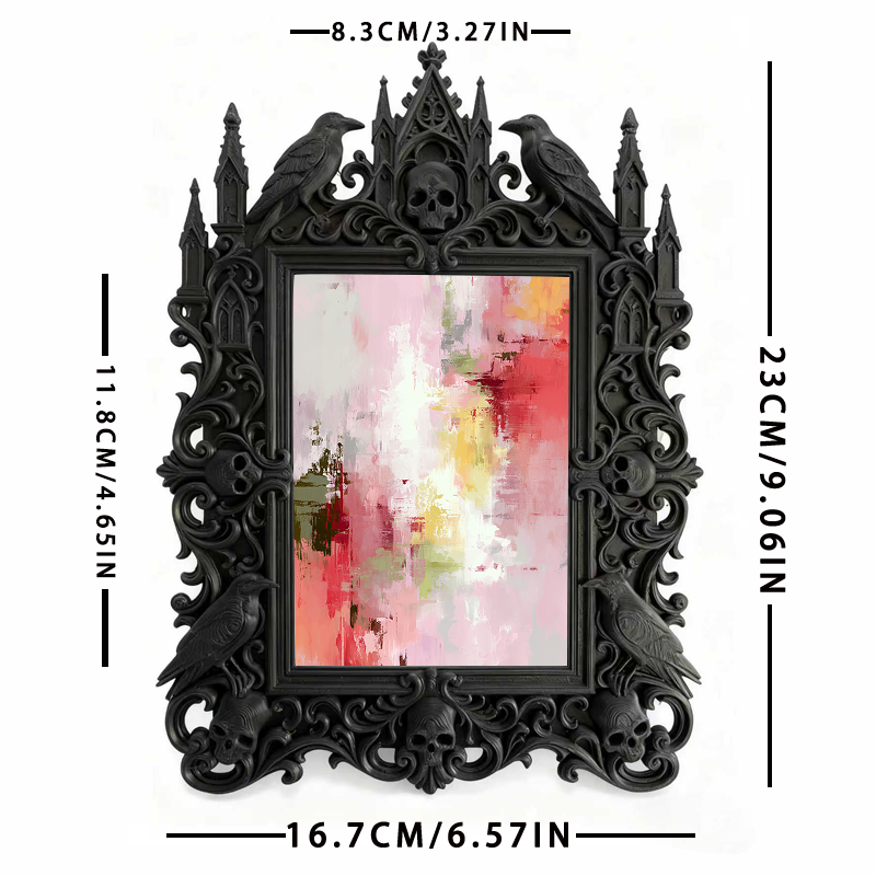 European Court Relief Luxury Frame | Tea House Private Room Decor, Tabletop Photo Frame, Retro Royal Style