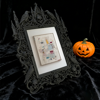 European Court Relief Luxury Frame | Pet Memorial Corner Decor, Photo Holder, Palace-style Carved Frame