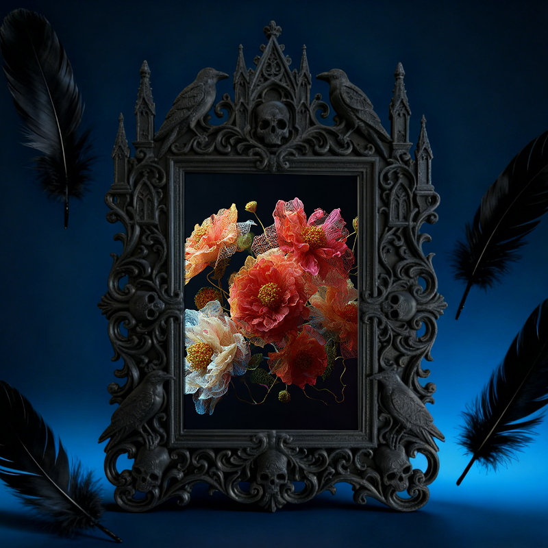 European Court Relief Luxury Frame | Wedding Photo Studio Prop, Couple Photo Display, Court Luxury Design