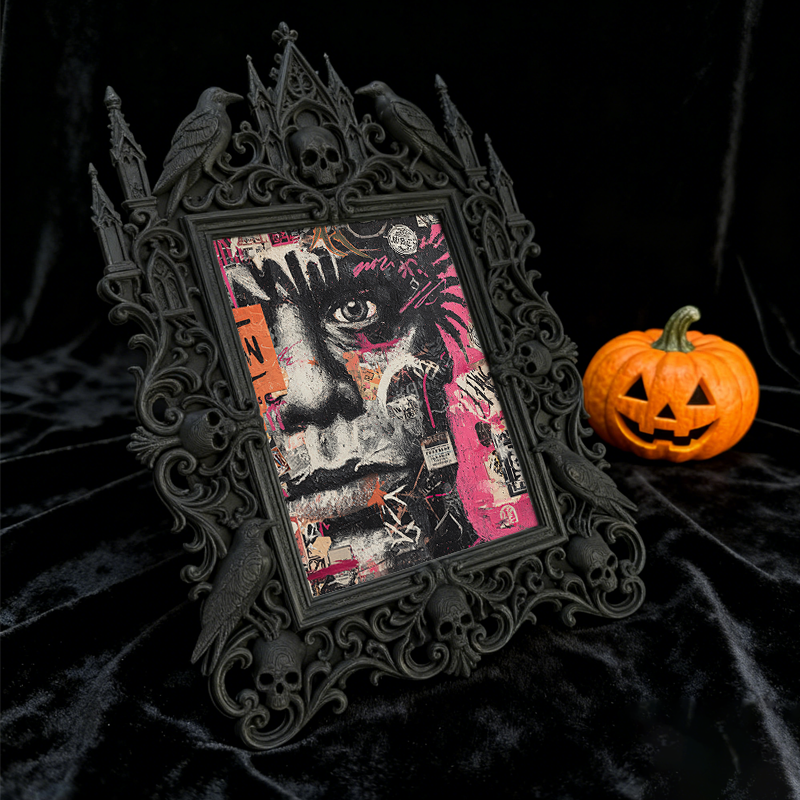 European Court Relief Luxury Frame | Flower Shop Window Display, Photo Prop Frame, Royal Retro Style