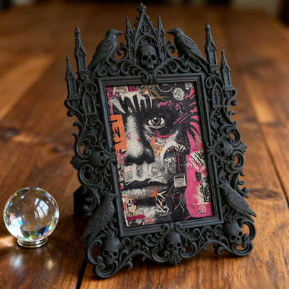 European Court Relief Luxury Frame | Flower Shop Window Display, Photo Prop Frame, Royal Retro Style