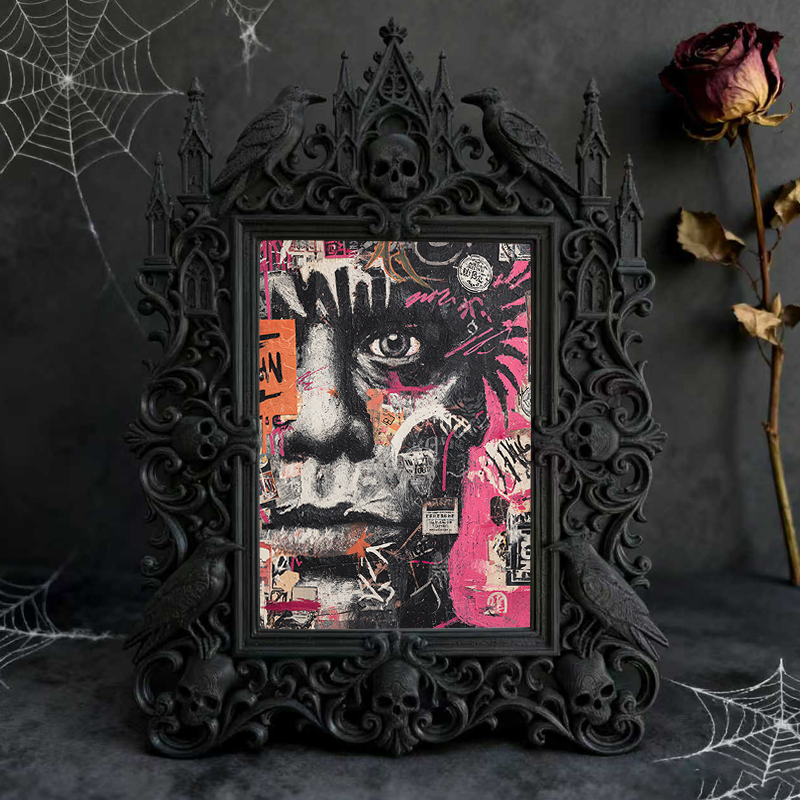 European Court Relief Luxury Frame | Flower Shop Window Display, Photo Prop Frame, Royal Retro Style