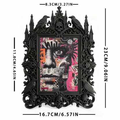 European Court Relief Luxury Frame | Flower Shop Window Display, Photo Prop Frame, Royal Retro Style