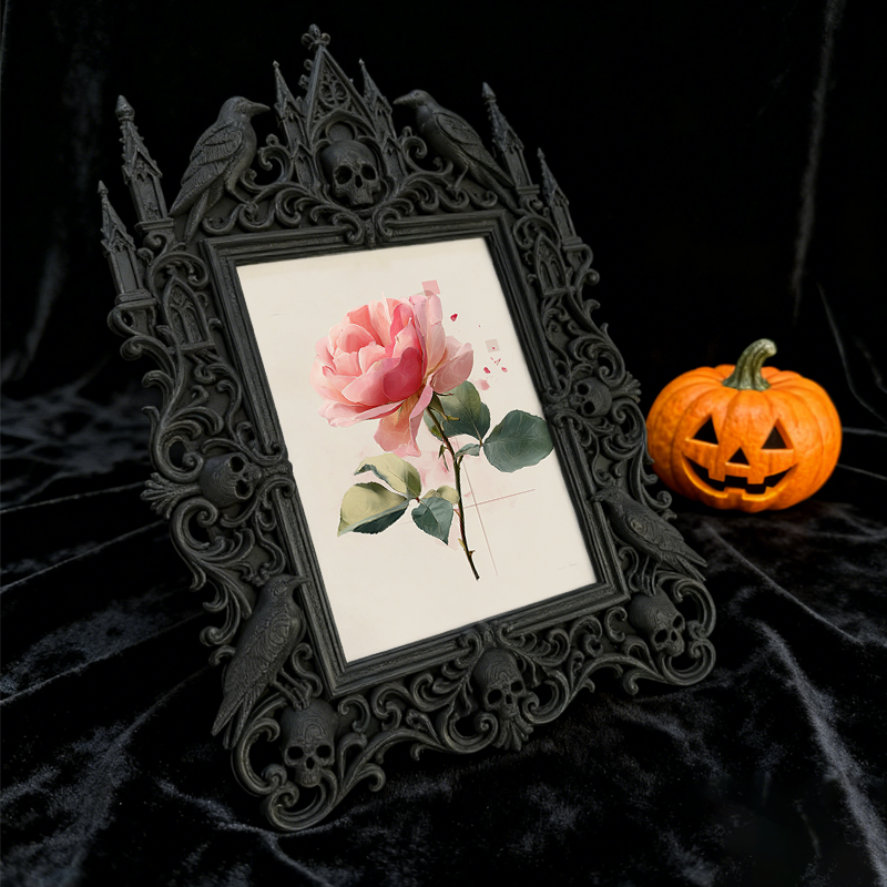 European Court Relief Luxury Frame | Retirement Party Decor, Photo Display Ornament, Court Carved Frame