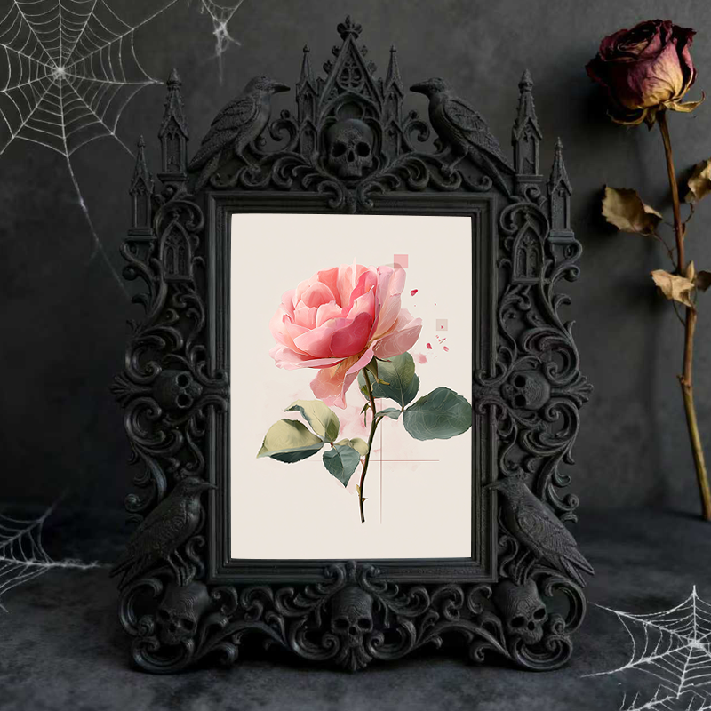 European Court Relief Luxury Frame | Retirement Party Decor, Photo Display Ornament, Court Carved Frame