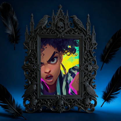 European Court Relief Luxury Frame | Outdoor Garden Party Decor, Tabletop Photo Frame, Royal Relief Craft