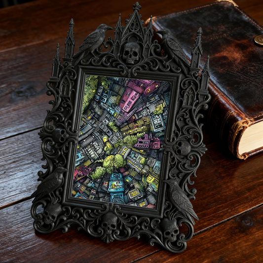 European Court Relief Luxury Frame | Parent-child Activity Decor, Photo Display Ornament, Retro Royal Design