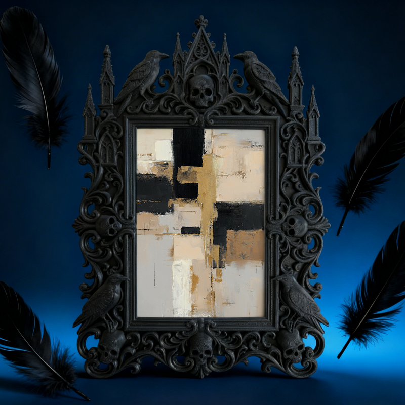 European Court Relief Luxury Frame | Hotel Ballroom Decor, Large Photo Display, Palace-style Luxury Frame