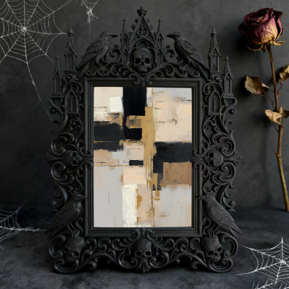 European Court Relief Luxury Frame | Hotel Ballroom Decor, Large Photo Display, Palace-style Luxury Frame