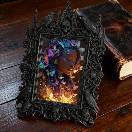 European Court Relief Luxury Frame | Housewarming Gift Decor, Photo Holder, Vintage Royal Palace Style