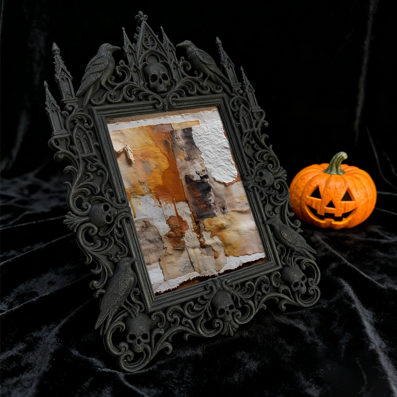 European Court Relief Luxury Frame | Birthday Party Table Decor, Photo Display Ornament, Retro Royal Frame