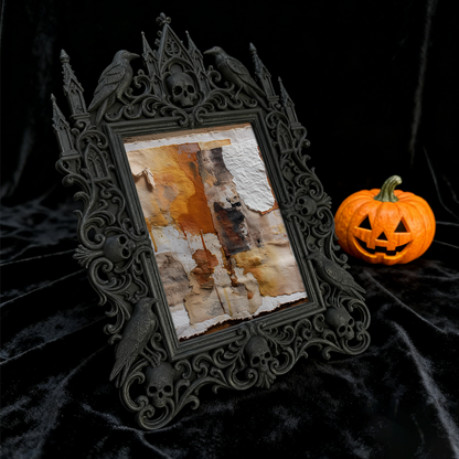 European Court Relief Luxury Frame | Birthday Party Table Decor, Photo Display Ornament, Retro Royal Frame